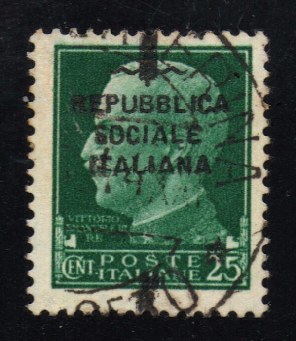 2700-Cent.25 - Tiratura di Genova - doppio spostamento - - Image 4