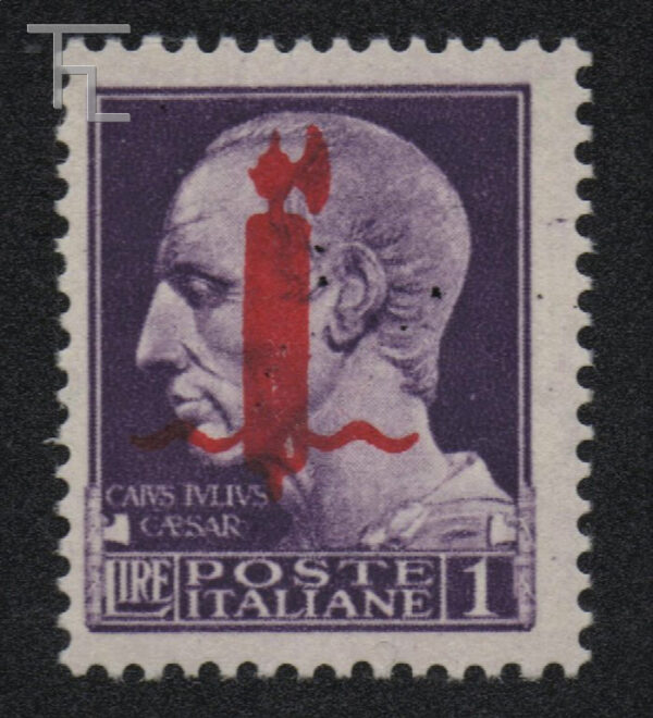 28500-L.1 - Soprastampa II tipo in rosso -